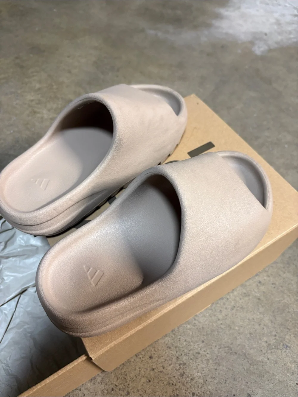 Yezzy Women's Slide Sandals in Taupe